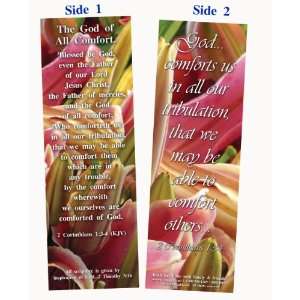  Bible Bookmark   The God of All Comfort   Package of 25 