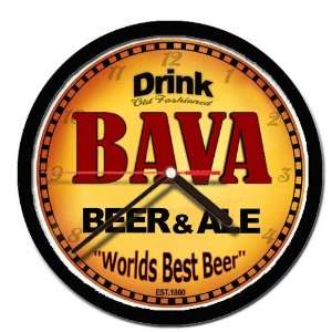  BAVA beer and ale cerveza wall clock 