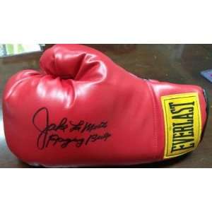  Jake LaMotta Hand Signed Full Size Everlast Boxing Glove 