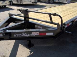 34 car hauler equipment utility trailer 2/3 wood deck  