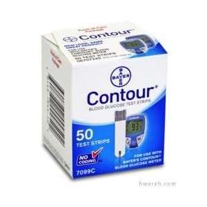  Bayer Contour Diabetic Test Strips   50 Strips (Point of 