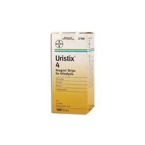  Bayer Uristix 4 Reagent Test Strip, 100/box Health 