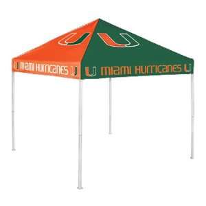 Miami Hurricanes NCAA Pinwheel Colored 9x9 Tent Sports 