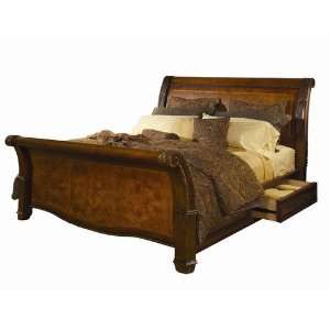  Sonoma Sleigh Bed Footboard in Distressed Cherry   King 