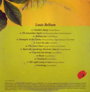 LOUIS BELLSON  JAZZ COLLECTION ONLY GREEK PROMO CD  