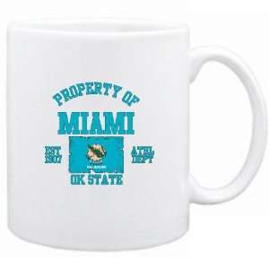   Property Of Miami / Athl Dept  Oklahoma Mug Usa City