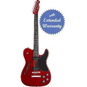   Extended Warranty   Crimson Red Transparent Musical Instruments
