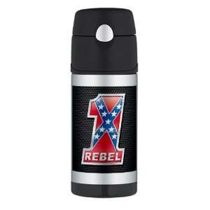   Thermos Travel Water Bottle 1 Confederate Rebel Flag 