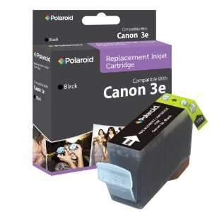  Polaroid BCI 3eBK Replacement Ink Cartridge for Canon BCI 