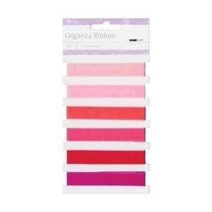 Kaisercraft Organza Ribbon Pack 6 Colors/1 Meter Each Pink; 5 Items 
