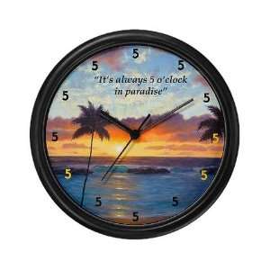  Ko Olina Always Paradise Passion Wall Clock by  