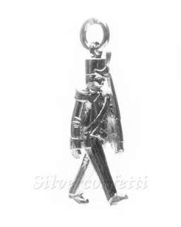 Sterling Silver TOY SOLDIER Marches Moves CHRISTMAS Nutcracker CHARM 