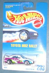 Hot Wheels Toyota MR2 Rally #233  