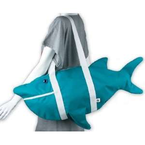  PK Shark Animal Large Beach Tote Bag   Teal Sports 