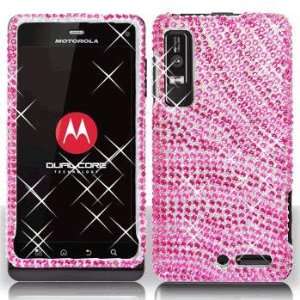  Motorola XT862 Droid 3 Full Diamond Hot Pink Pink Zebra 