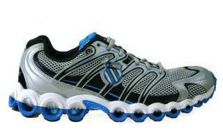 Swiss Mens Running Shoes Ultra Tubes 100 Silver Black Brilliant Blue 