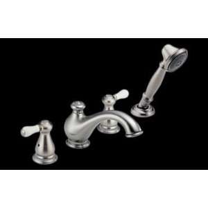  Delta T4778 SSLHP H677SS Leland Roman Tub with Hand Shower 