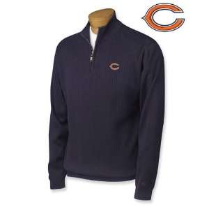  Chicago Bears Milano Rib Half Zip Sweater Sports 