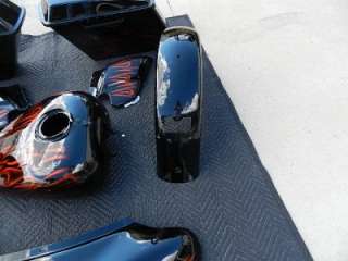 08 Harley FLHX Street Glide Radical Paint Set Tin Complete Tank 