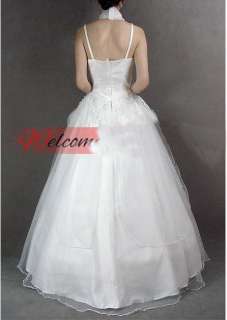 new stock sexy beige white wedding dress bride bridesmaid gown nade in 