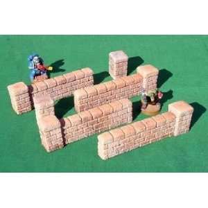 28mm Terrain Adobe Brick Walls QuickPack Toys & Games