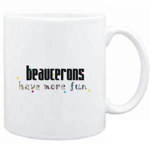  Mug White Beaucerons have more fun Dogs