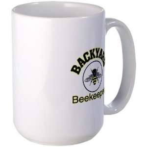  BACKYARD BEEKEEPER Hobbies Large Mug by  