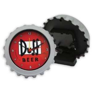 The Simpsons   Duff Beer Bottle Cap Design   Alarm Clock  