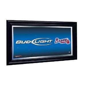  Atlanta Braves Bud Light Beer Pub Bar Mirror MLB Sports 