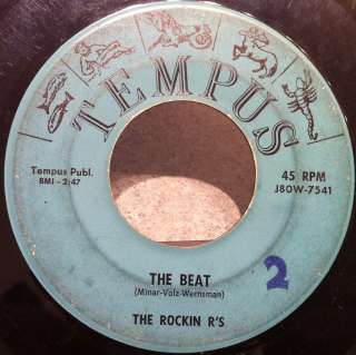 THE ROCKIN RS the beat   crazy baby 7 VG  1959  