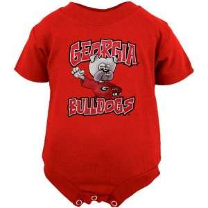  Georgia Bulldogs Infant Red Character Creeper (6 Months 