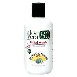 Lily of the Desert Aloe Vera 80 Facial Wash, Extra Conditioning , 8 