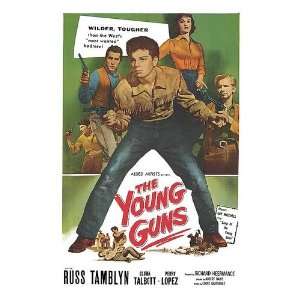  Young guns Movie Poster, 11 x 17 (1956)
