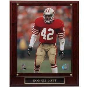  San Francisco 49ers #42 Ronnie Lott 10.5 x 13 Player 