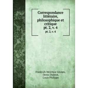   Denis Diderot, Louis Philippe Friedrich Melchior Grimm Books