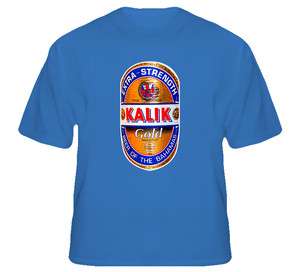 Kalik Gold Beer Bahamas Barbados Lager T Shirt  