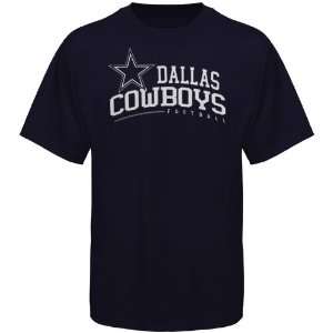  Dallas Cowboys Youth Arched Horizon T Shirt   Navy Blue 