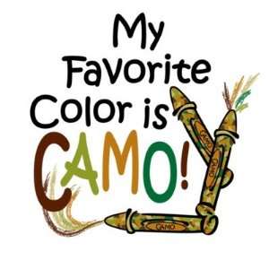  My Favorite Color is Camo Button Arts, Crafts & Sewing