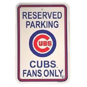  Chicago Cubs Fan Parking Sign