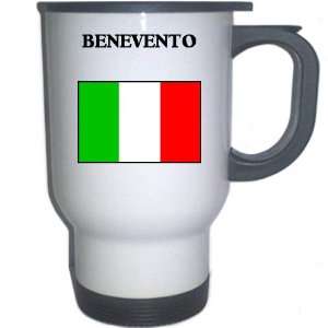  Italy (Italia)   BENEVENTO White Stainless Steel Mug 