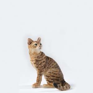    Enesco Country Artists Bengal Cat Sitting Figurine