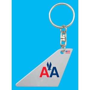  American Airlines Airplane Tail Keychain Toys & Games