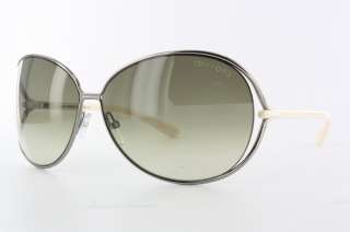 NEW Tom Ford Clemence TF158 10P Ivory Sunglasses  