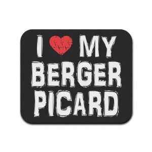  I Love My Berger Picard Mousepad Mouse Pad