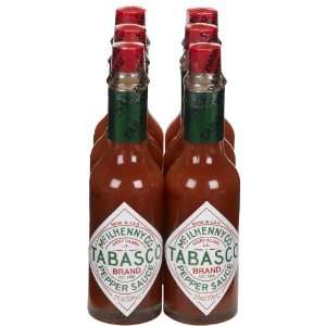 Tabasco Tobasco Sauce, 2 oz, 6 Pack   6 pk.  Grocery 