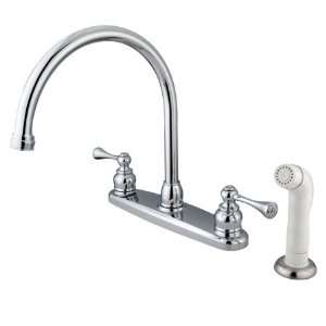 Princeton Brass PKB721BL 8 inch centerset Goose Neck kitchen faucet 