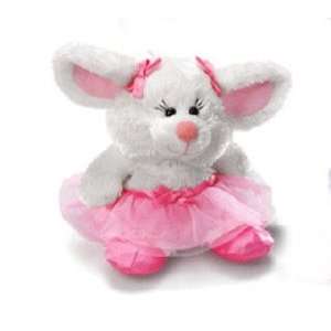    Luvvies Ballerina White Mouse 5 by Russ Berrie Toys & Games
