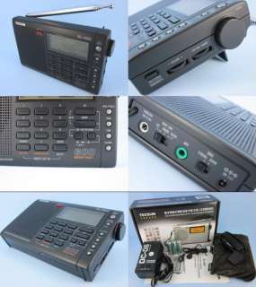 TECSUN PL 450 Black SW/MW/LW PLL Dual Conversion Radio  