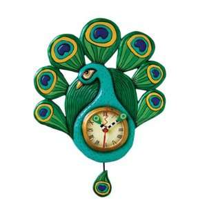  Pretty Peacock Clock Michelle Allen Designs