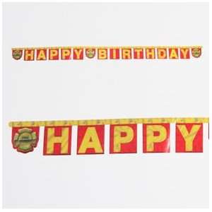  SALE Fire Fighter Happy Birthday Banner SALE Toys & Games